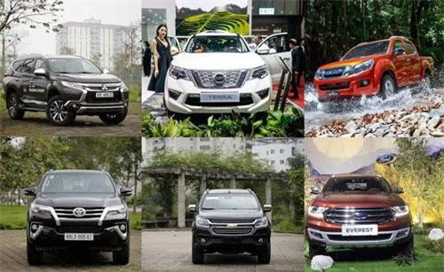 Phân khúc SUV 7 chỗ tại Việt Nam hoàn toàn được nhập khẩu nguyên chiếc từ ASEAN.