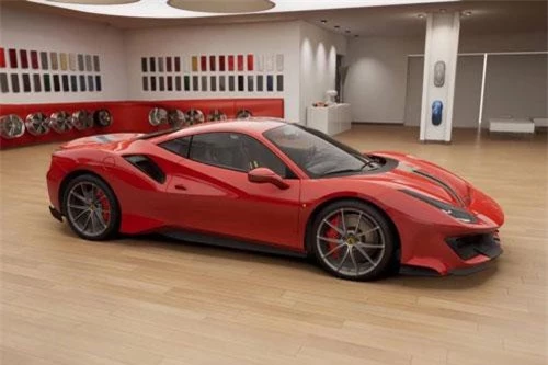 10. Ferrari 488 Pista (công suất tối đa: 720,8 mã lực).