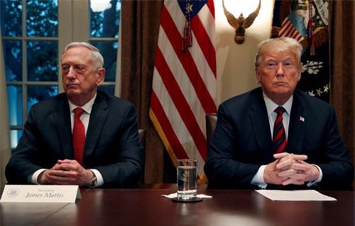 Nổi giận vì thư từ chức, ông Trump buộc Bộ trưởng Quốc phòng thôi việc ngay lập tức