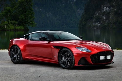 8. Aston Martin DBS Superleggera (công suất tối đa: 735 mã lực).