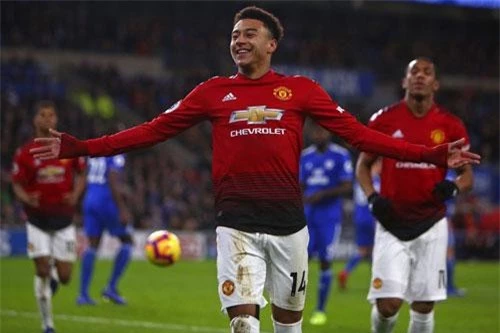 Tiền đạo: Jesse Lingard (M.U).