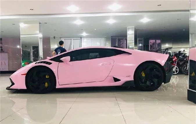 Lamborghini Huracan, Lamborghini Huracan màu hồng, Huracan màu hồng,