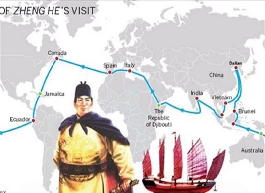 nguoi trung quoc da den chau my truoc christopher columbus? hinh anh 1