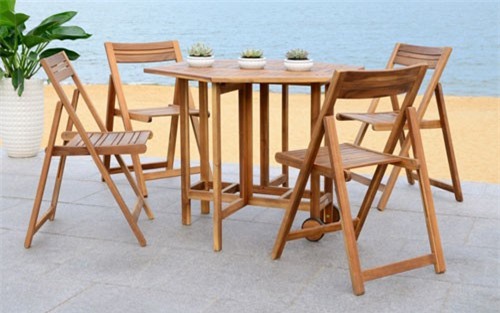 Bàn ghế ăn đẹp dành cho khu vực sân vườn