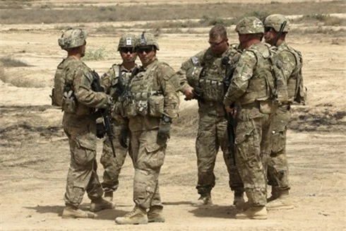 Lính Mỹ ở Syria. (Ảnh: Sputnik)