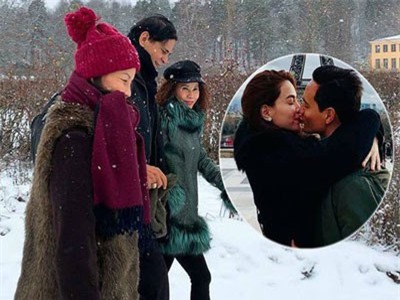 Đại gia đình nhà Hồ Ngọc Hà đã diện kiến 'họ nhà trai' Kim Lý tại Thụy Điển