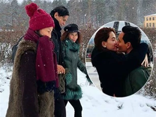 Đại gia đình nhà Hồ Ngọc Hà đã diện kiến 'họ nhà trai' Kim Lý tại Thụy Điển