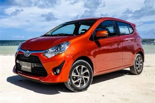 4. Toyota Wigo (giá từ 345 triệu đồng).