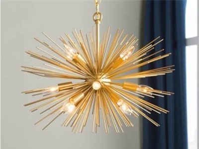 Trang trí đèn chùm trong ngôi nhà hiện đại