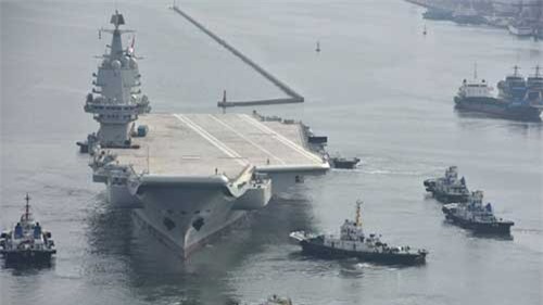 Trung Quốc thử nghiệm tàu sân bay tự đóng