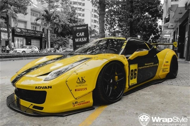 Ferrari 458 Liberty Walk độc nhất Việt Nam thay áo mới đón Tết - Ảnh 2.