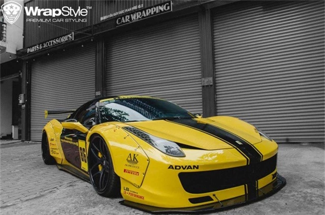 Ferrari 458 Liberty Walk độc nhất Việt Nam thay áo mới đón Tết - Ảnh 3.