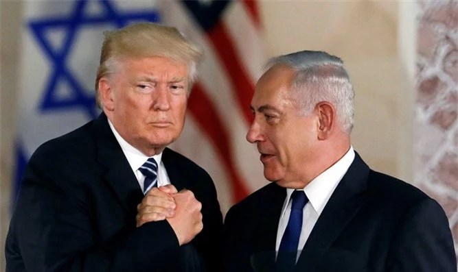Tổng thống Mỹ Donald Trump và Tổng thống Israel 