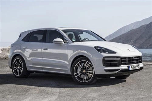 6. Porsche Cayenne Turbo 2019 (thời gian tăng tốc từ 0-100 km/h: 3,9 giây).