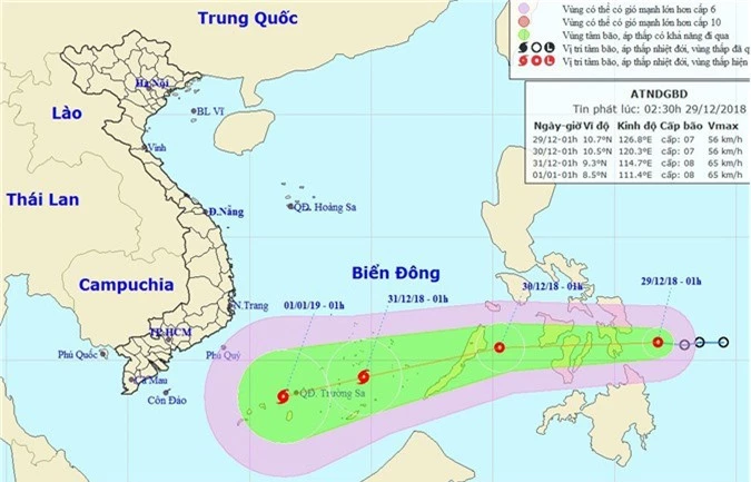 Áp thấp nhiệt đới khả năng thành bão tiếp tục hướng vào Biển Đông - Ảnh 1.