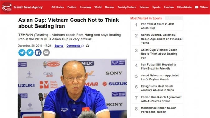 HLV Park Hang Seo: 'Danh bai Iran o Asian Cup la dieu qua kho' hinh anh 1