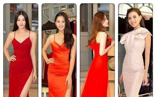 Hoa hậu Tiểu Vy, Phương Khánh, Midu quyến rũ trong trang phục của Lý Quí Khánh