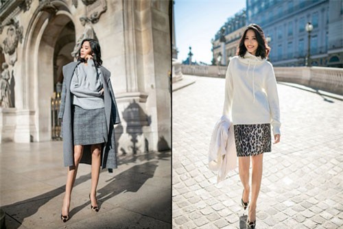 Hoàng Thuỳ gợi ý mix đồ mùa đông hợp mốt