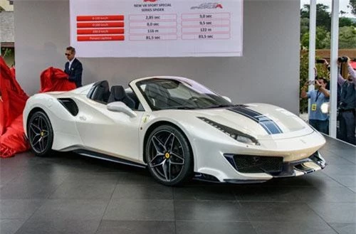 7. Ferrari 488 Pista Spider.