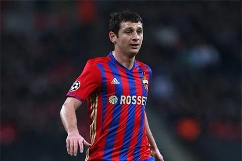 9. Alan Dzagoev (CSKA Moscow).