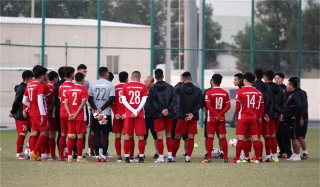 Đội tuyển Việt Nam tăng khối lượng tập luyện tại Qatar - Ảnh 25.