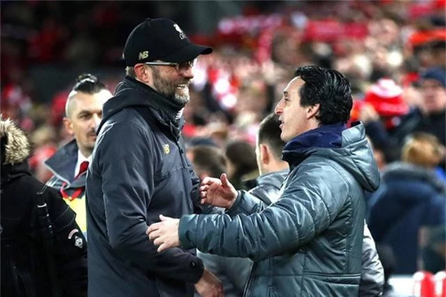  Klopp gặp lại Emery, lượt đi hai người đã hòa 1-1 ở Emirates 