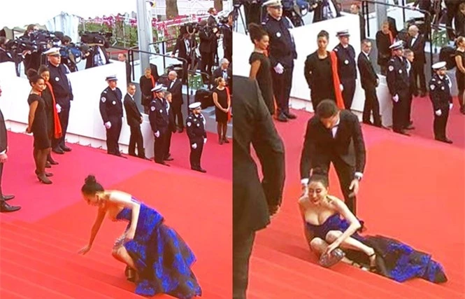 Xuất hiện tại LHP Cannes 2018, Hành Tiểu Hồng - Hoa hậu Quý bà Trung Quốc đã thu hút chú ý của dư luận khi diện chiếc váy cúp ngực khoe vòng 1 đồ sộ và đường cong cơ thể. Tuy nhiên, mỹ nhân xứ Trung còn khiến nhiều người 