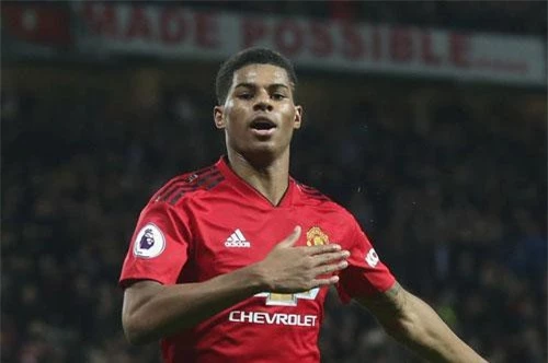 Tiền đạo: Marcus Rashford (M.U).