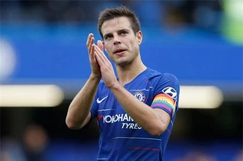 Hậu vệ phải: Cesar Azpilicueta (Chelsea).