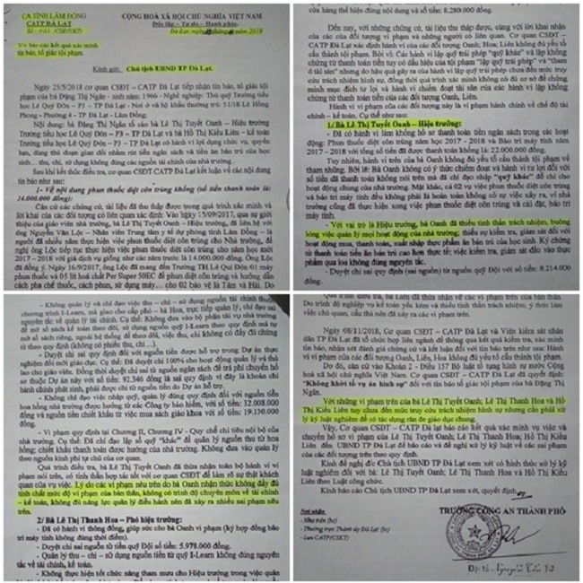 Đà Lạt: Kỷ luật hiệu trưởng “bắt tay” doanh nghiệp rút tiền ngân sách