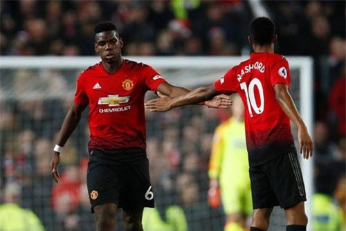 Đội hình tiêu biểu vòng 20 Premier League: Gọi tên Pogba, Rashford