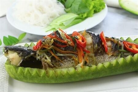 Clip: Đổi món với cá lóc hấp bầu thanh mát