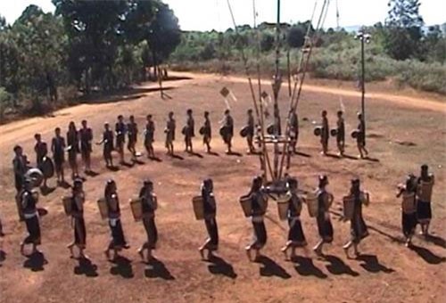 Lễ mừng lúa mới của người Jrai ở Chư Pah