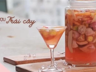 Clip: Ủ rượu trái cây thơm ngon ngất ngây