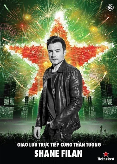 Shane Filan (Westlife) sẽ đến với sân khấu của Heineken Countdown Party 2019 (Nguồn:Veba)