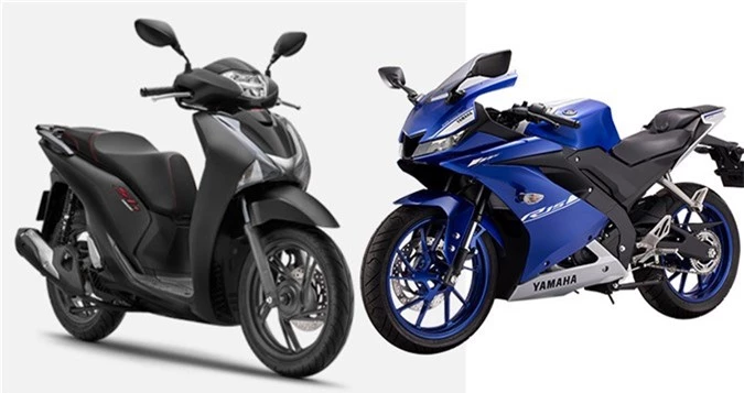 Dưới 100 triệu nên mua Honda SH hay Yamaha R15? Hiện tại tôi đang có khoảng 100 triệu đồng và đang phân vẫn giữa Honda SH150i ABS và Yamaha R15 2019. (Độc giả Hoàng Quân - Hà Nội). (CHI TIẾT)