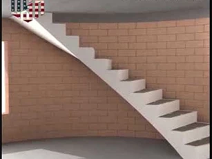 CLIP: Bất ngờ với chiếc cầu thang có thể tháo lắp dễ dàng