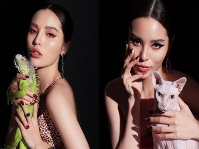 Mở màn 2019, Kỳ Duyên gây ấn tượng trong loạt hình chụp cùng thú cưng