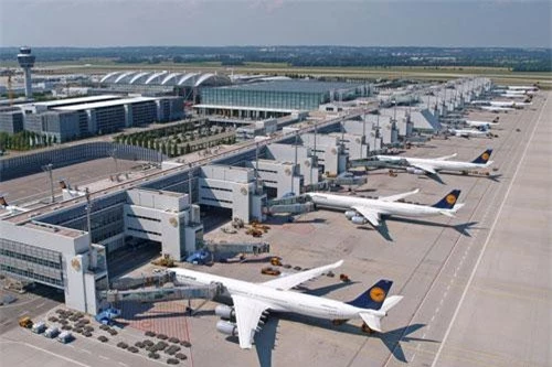 6. Sân bay quốc tế Munich (Đức).