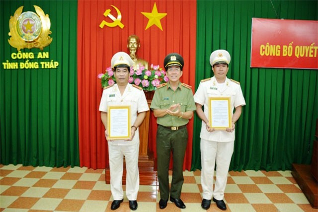 Công bố quyết định nhân sự Bộ Công an