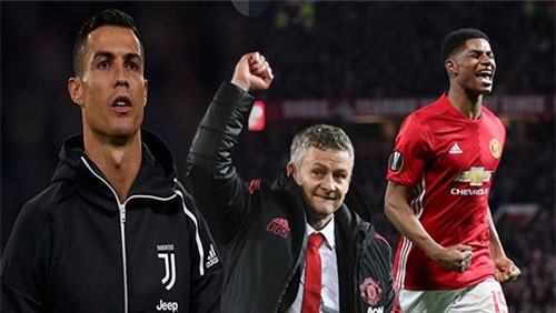 HLV Solskjaer gửi lời cảm ơn Ronaldo vì "giúp" Rashford ghi bàn như cái máy