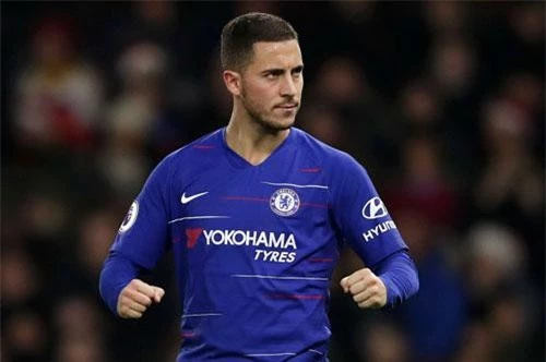 Tiền vệ trái: Eden Hazard (Chelsea).