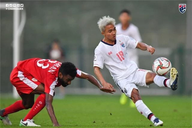  Đội tuyển Thái Lan (áo trắng) chịu nhiều sức ép ở Asian Cup sau khi không thành công ở AFF Cup 