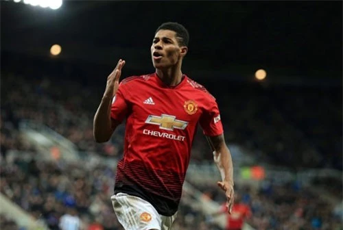 Tiền đạo: Marcus Rashford (M.U).