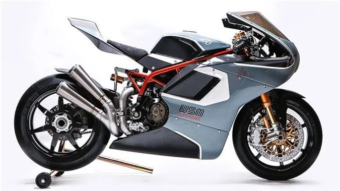 Ngắm siêu mô tô “hàng thửa” WSM SBK chạy máy Ducati. Dựa trên cơ sở động cơ cùng nhiều chi tiết từ các dòng Ducati, hãng độ Walt Siegl Motorcycles đã tạo ra mẫu superbike tân hoài cổ WSM SBK với hiệu năng ấn tượng. (CHI TIẾT)