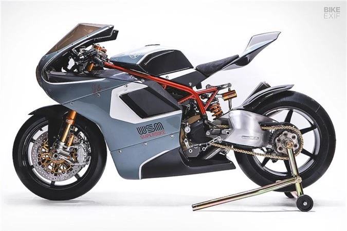 Ngắm siêu mô tô “hàng thửa” WSM SBK chạy máy Ducati ảnh 2
