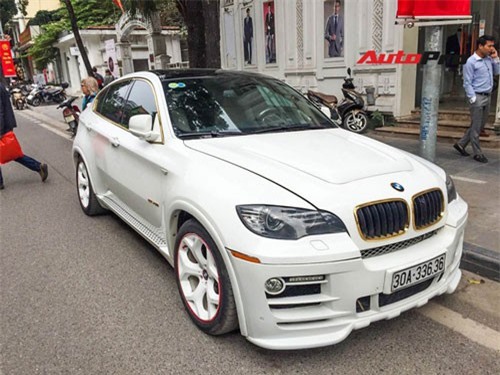 BMW X6 biển lặp "tài lộc" độ lạ tại Hà Nội