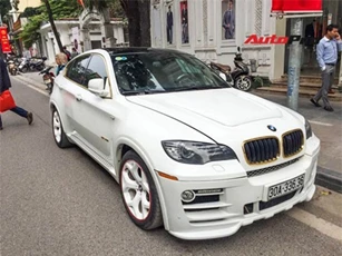 BMW X6 biển lặp "tài lộc" độ lạ tại Hà Nội