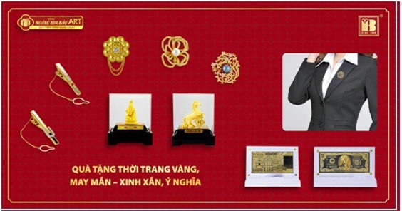 Quà tặng bằng vàng - Sự lựa chọn mới đầy ý nghĩa 