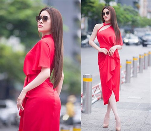 Bỏ lại “vận đen” năm cũ, Thư Dung “sang chảnh” trên phố